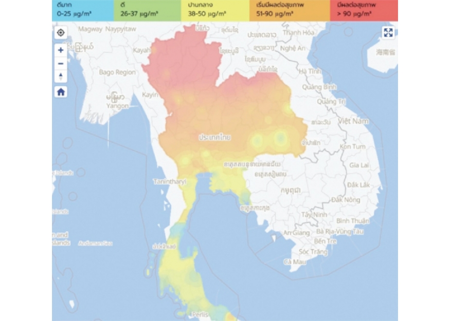 2023–04-21 泰国3府酷热指数飙至54度